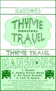 Mansions 'Thyme Travel' artwork